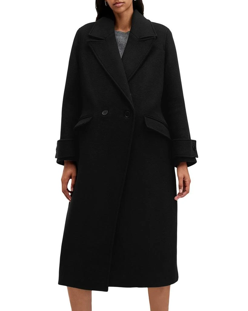 ALL SAINTS Mabel Double Breasted Oversized Coat 7