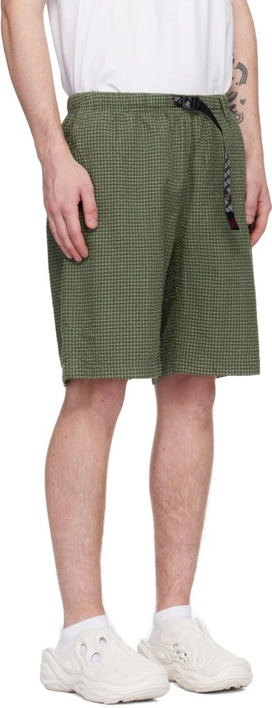 Gramicci Green Micro Plaid Shorts 2