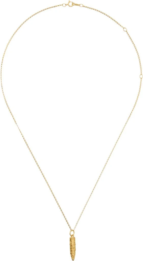 Alighieri Gold 'The Mini Annotator' Necklace 1