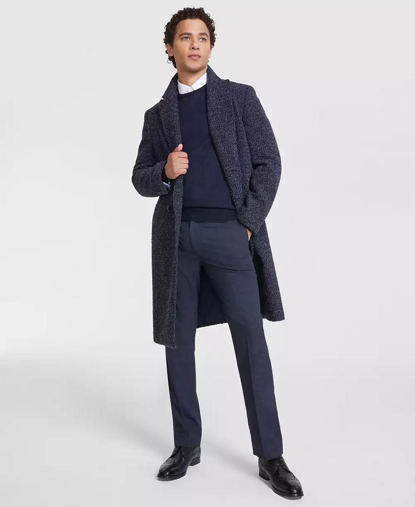 Tommy Hilfiger Men's Modern-Fit Blue Overcoat