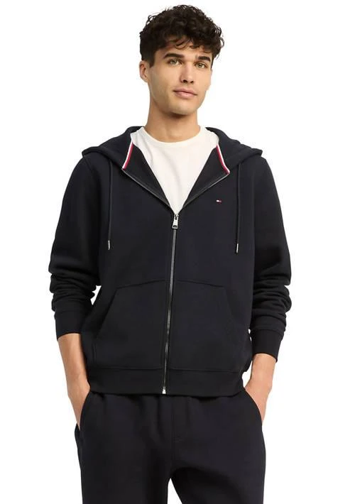 Tommy Hilfiger Hilfiger Flag Logo Zip Through Hoodie 1