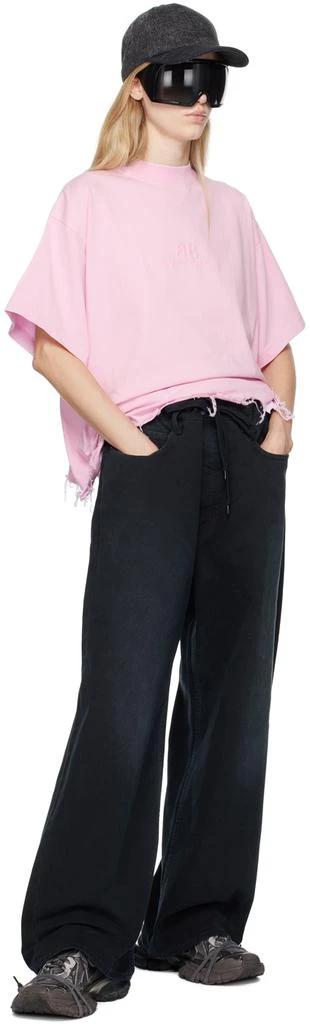 Balenciaga Navy Oversized Baggy Jeans 4