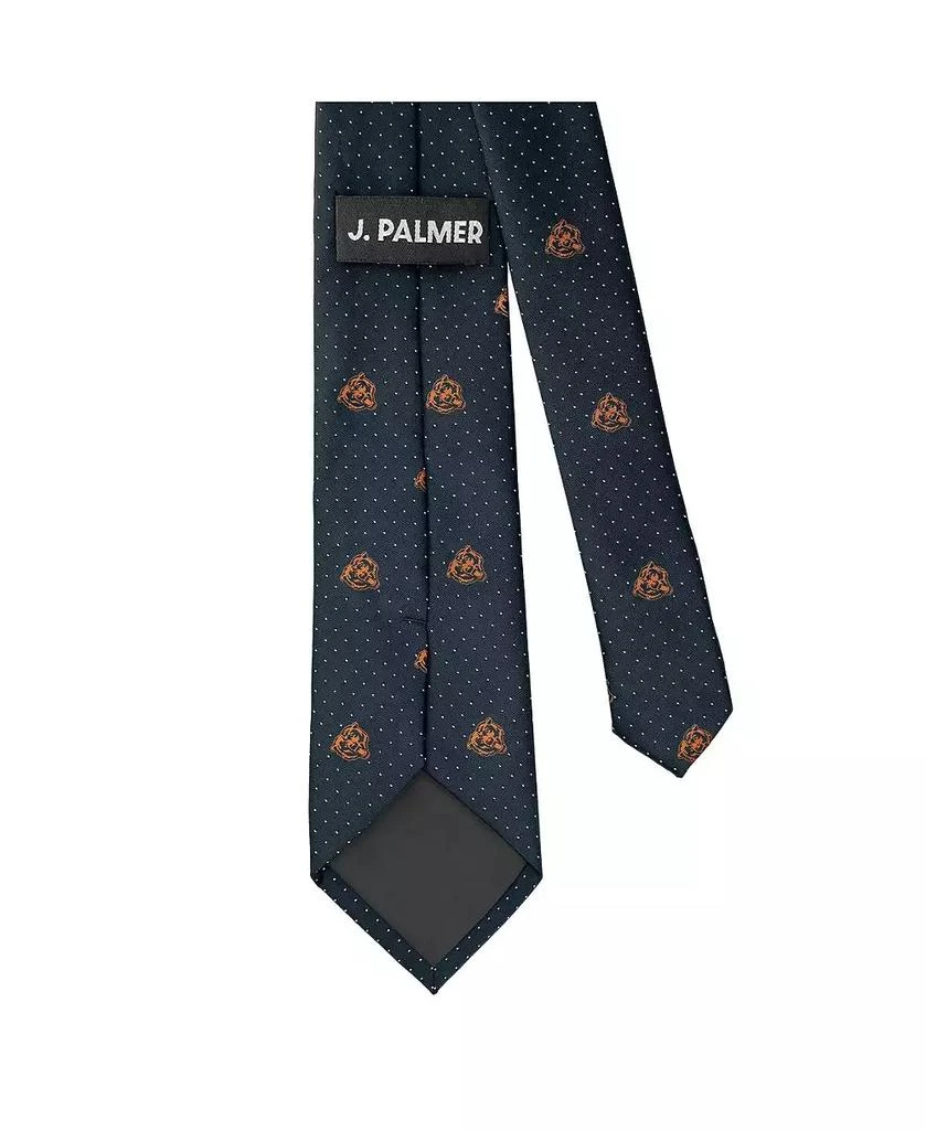 J. Palmer Men's Chicago Bears Game Day Polka Dot Tie 3