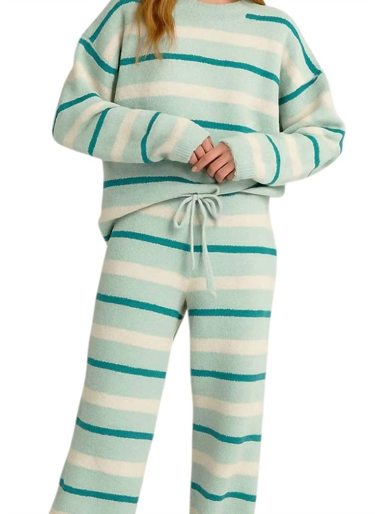 LE LIS Le Lis - Stripe Sweater 
Pants Set 2