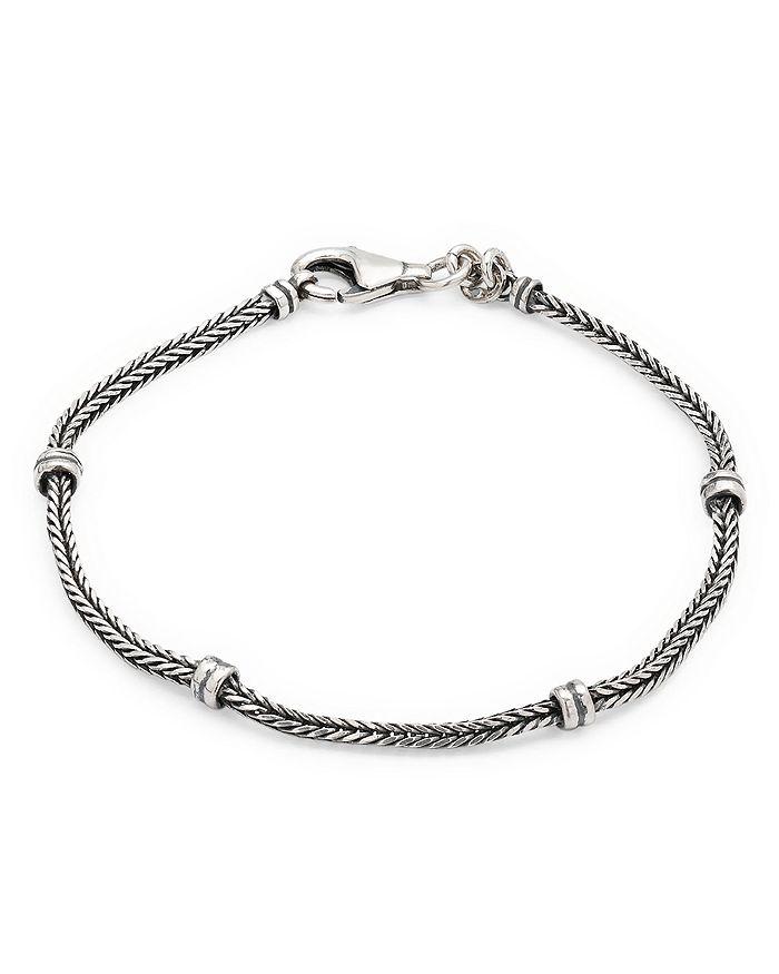 Jan Leslie Sterling Silver Herringbone Bracelet