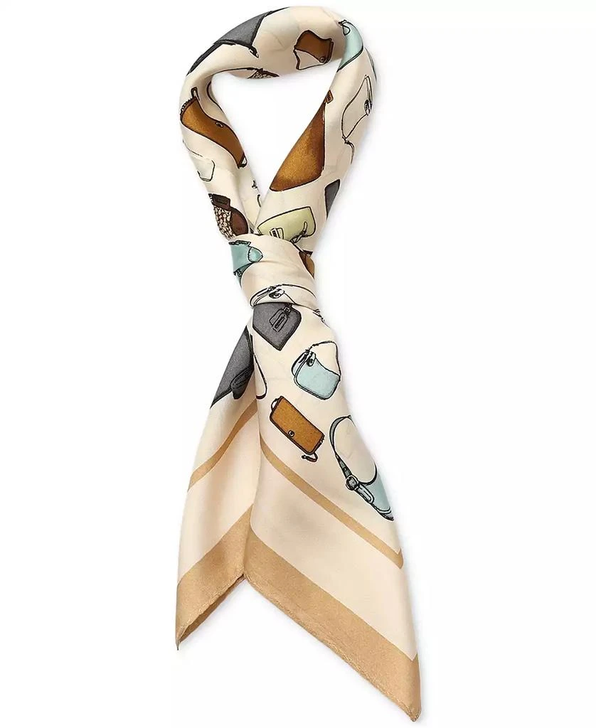 Coach Originals Printed Silk Bandana Scarf 2