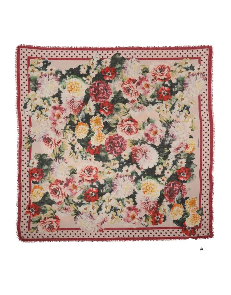 Dolce 
Gabbana Floral Print Square Stole 136cm x 130cm Women
s Scarf (Pre-Owned)
