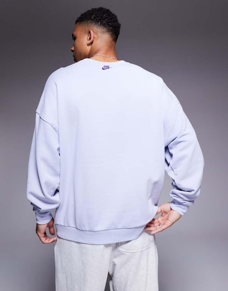 nike club lilac sweatshirt