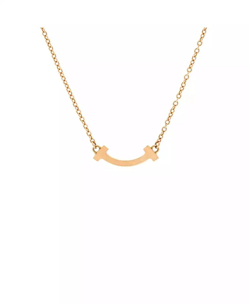 Pre-Owned Tiffany
Co T Smile Pendant Necklace