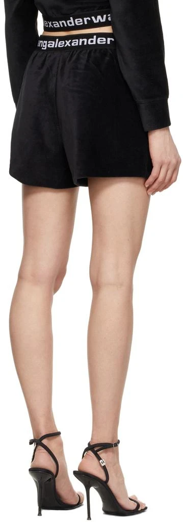 Alexander Wang Black Logo Elastic Shorts 3