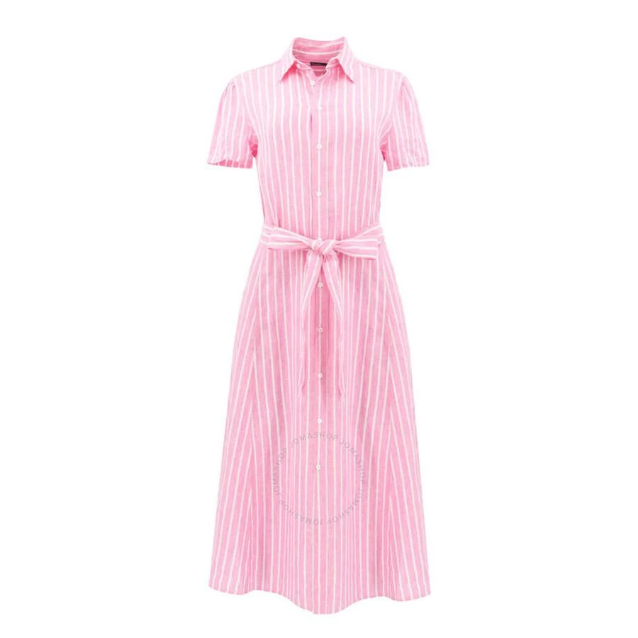 Polo Ralph Lauren Belted Striped Linen Shirtdress 1