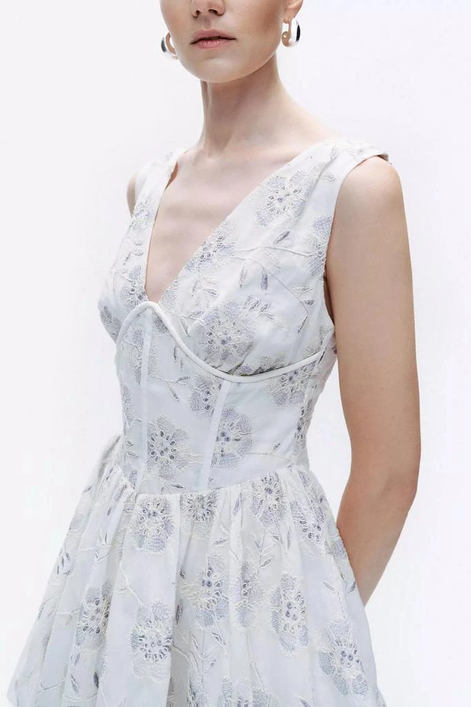 Nocturne Nocturne Broderie Corset Mini Dress 1