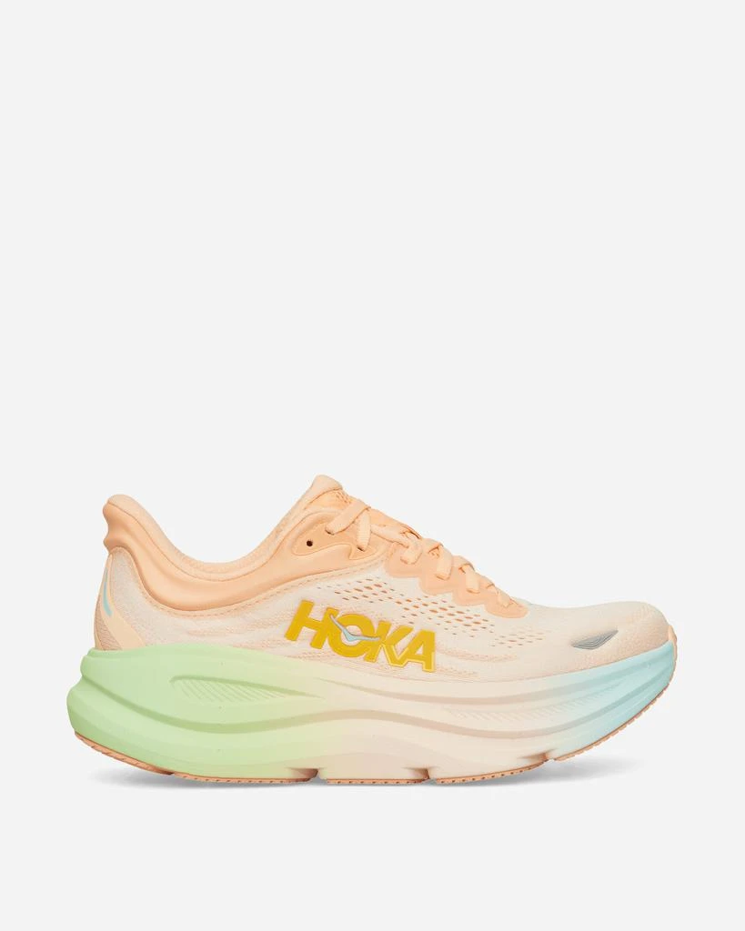 Hoka One One Men's Bondi 9 Sneakers Frost / Pale Tangerine 1