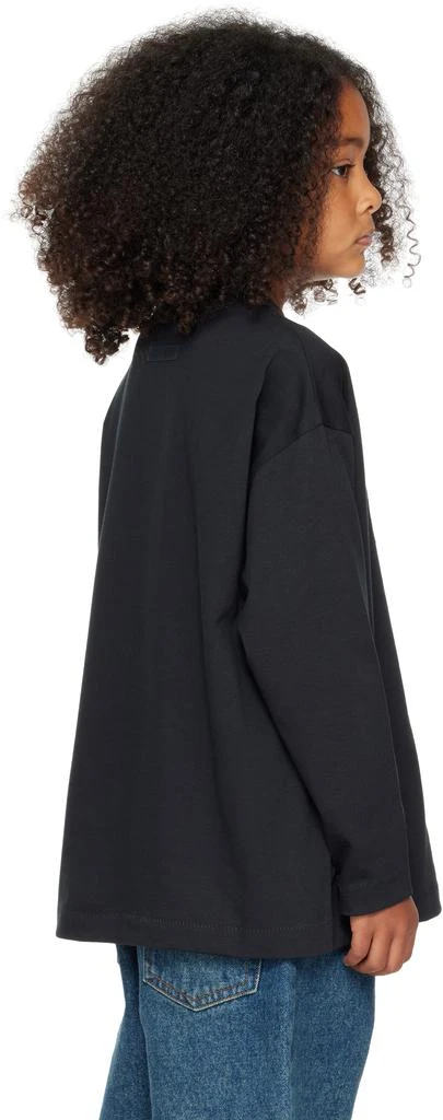 Essentials Kids Black Classic Long Sleeve T-shirt 3