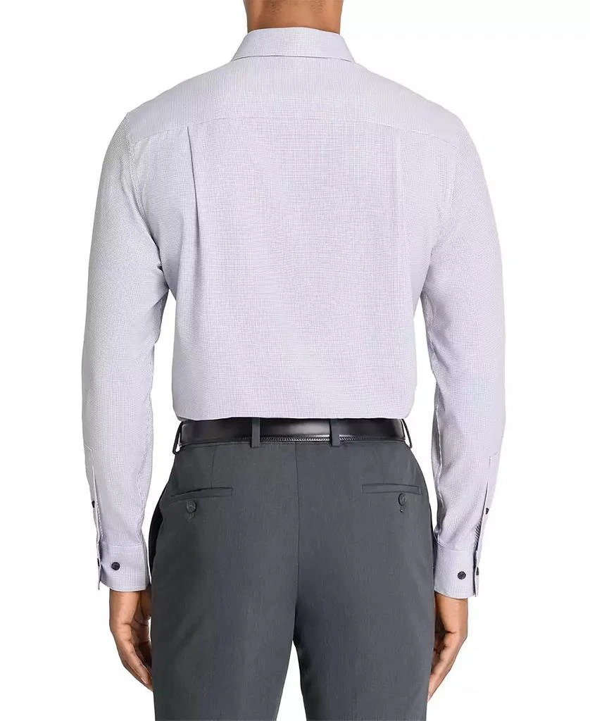 ConStruct Men's Slim Fit Micro Geo 4-Way Stretch Performance Dress Shirt 3