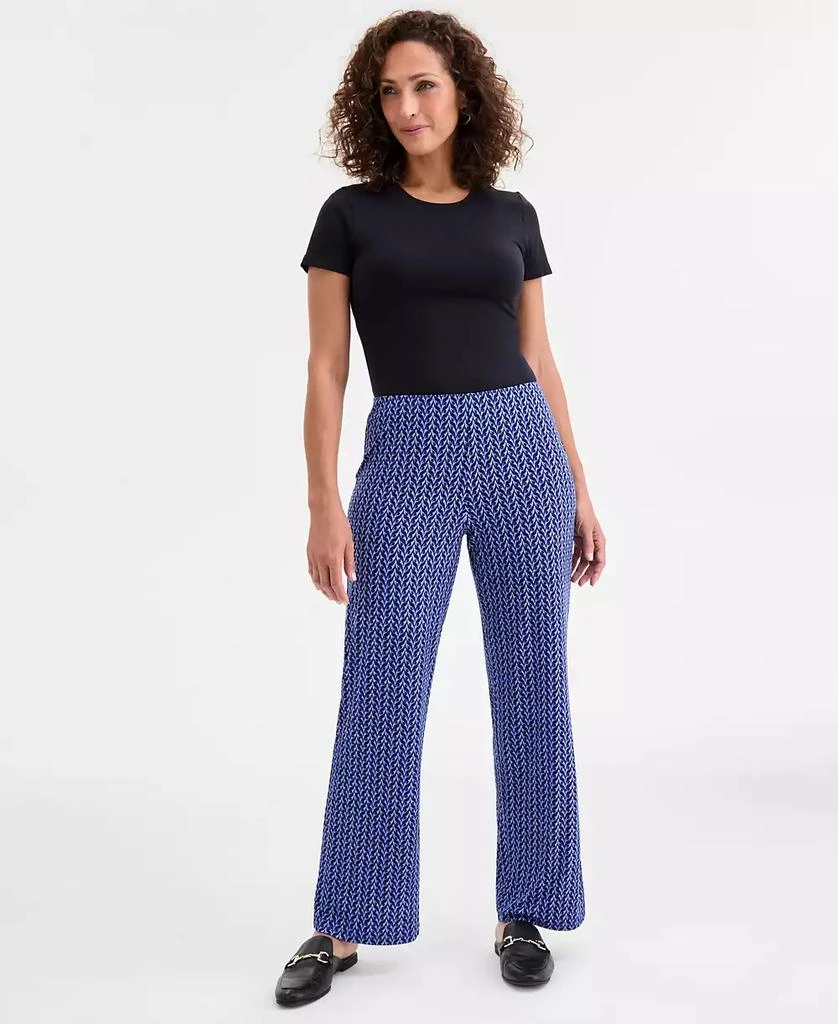 JM Collection Women's Printed Knit Pull-On Pants, Macy's Exclusive 1
