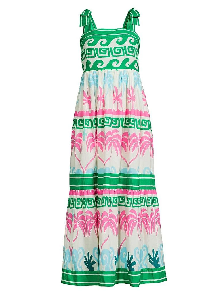 Beach Riot Cami Palm Tree Sleeveless Maxi Dress 1