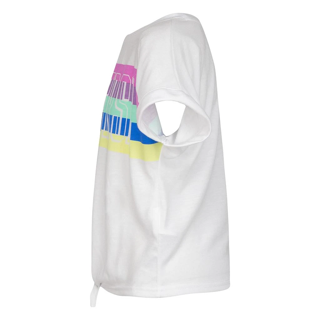 Converse Striped Front Tie Top (Big Kids) 4