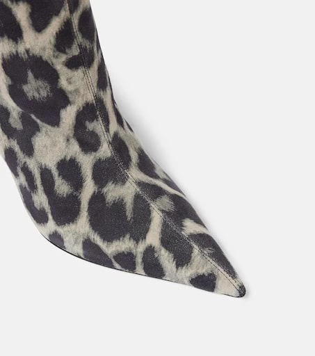 Paris Texas Jessica 105 calf hair knee-high boots 5