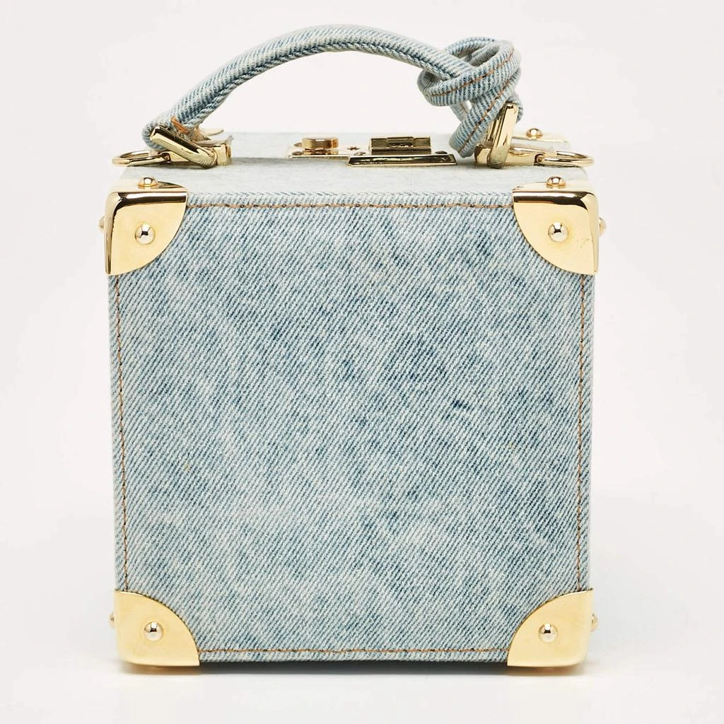 Natasha Zinko Natasha Zinko Blue Denim Box Crossbody Bag 4