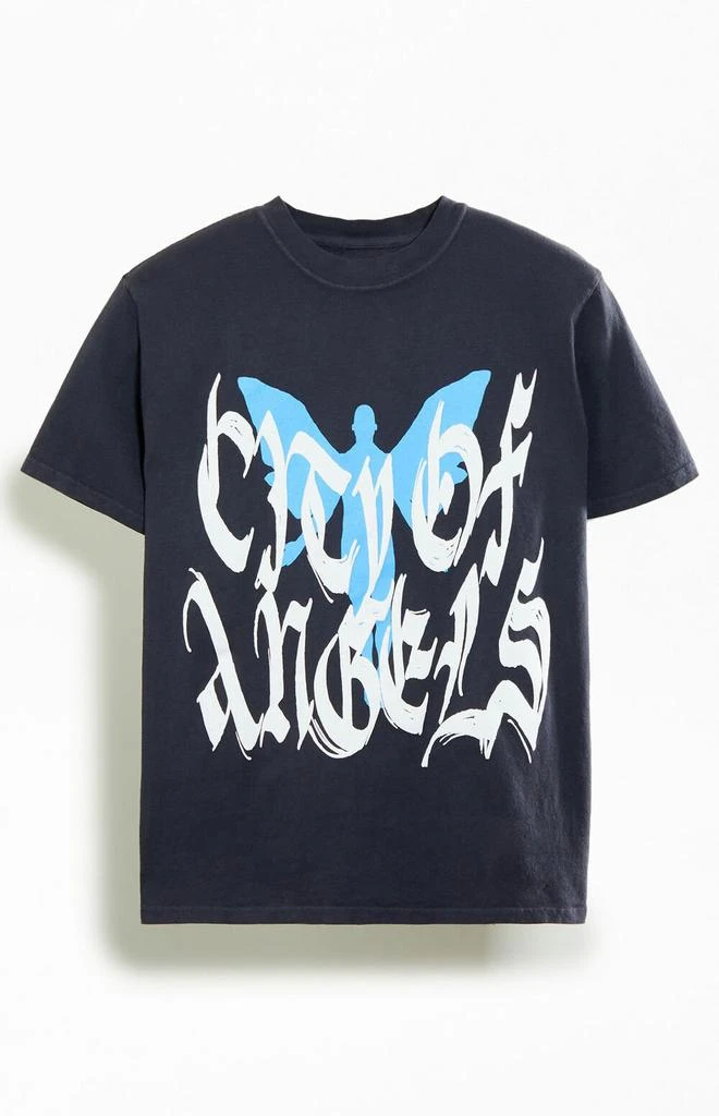 PacSun City Of Angel Wings Boxy Cropped T-Shirt 1