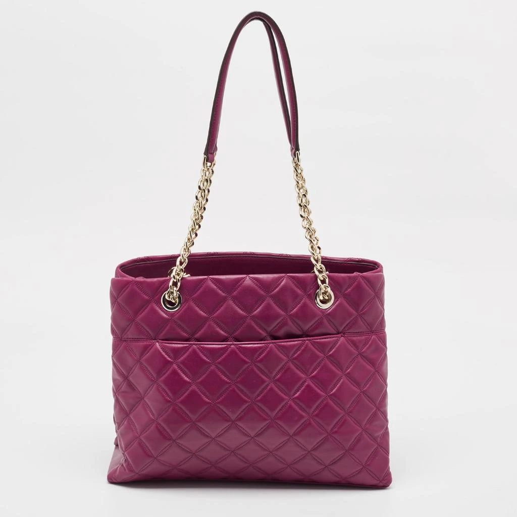 Kate Spade Burgundy Quilted Leather New York Natalia Tote 3