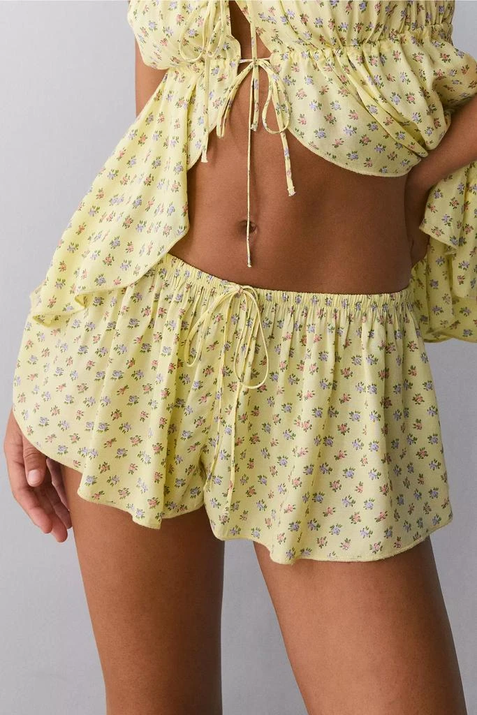 Out From Under Out From Under Hydra Tie-Front Flyaway Cami 
Micro Short Set 3