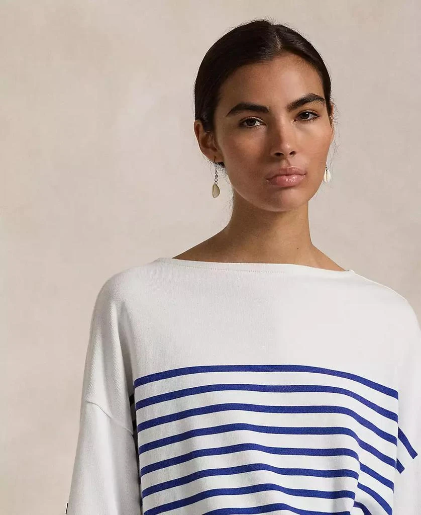 Ralph Lauren Women's Striped Boatneck Mariner Tee 4