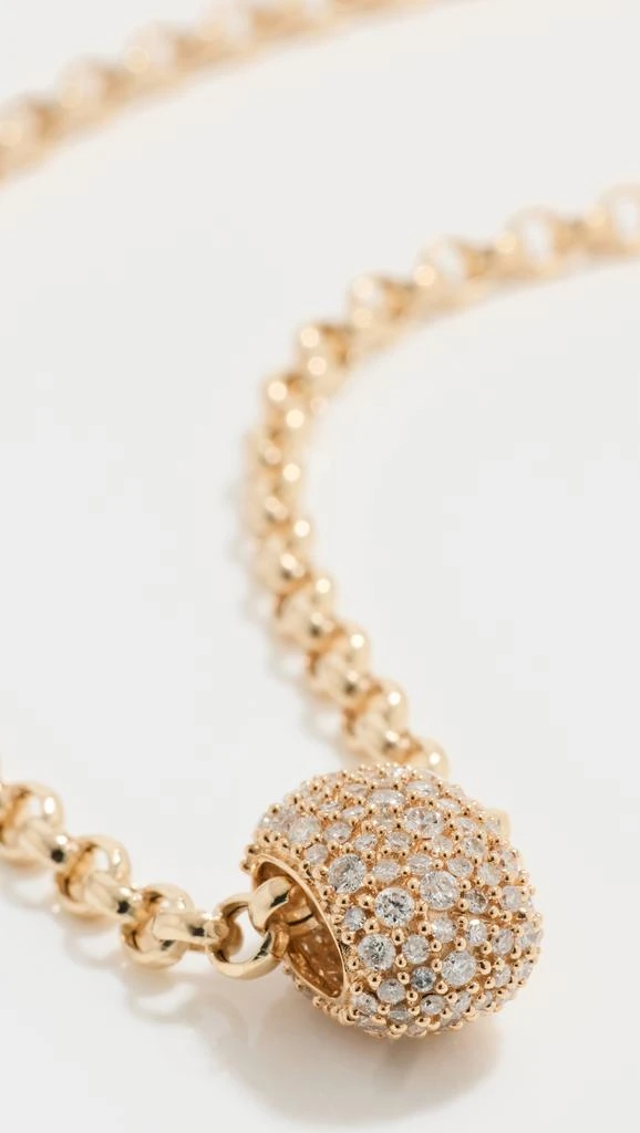 Adina Reyter 14k Shine Bright Rolo Big Bead Necklace 4
