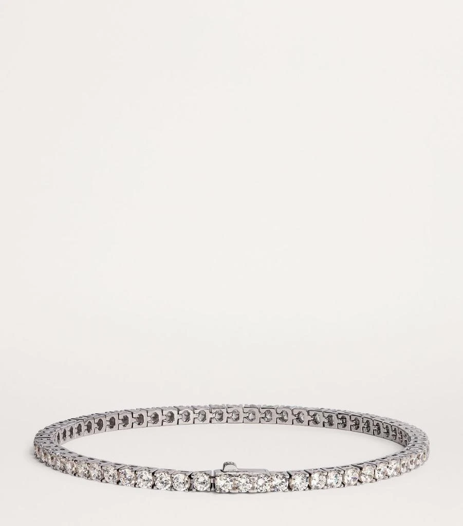 Hatton Labs Sterling Silver Classic Tennis Bracelet 3