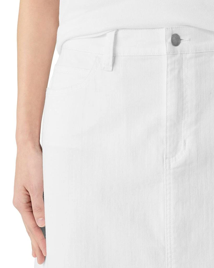 Eileen Fisher Denim Straight Skirt 4