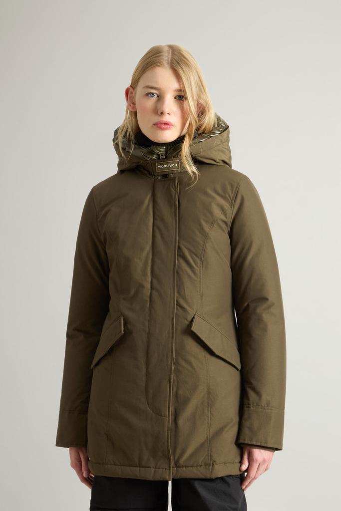 Woolrich Arctic Parka in Ramar Cloth - Women - Green