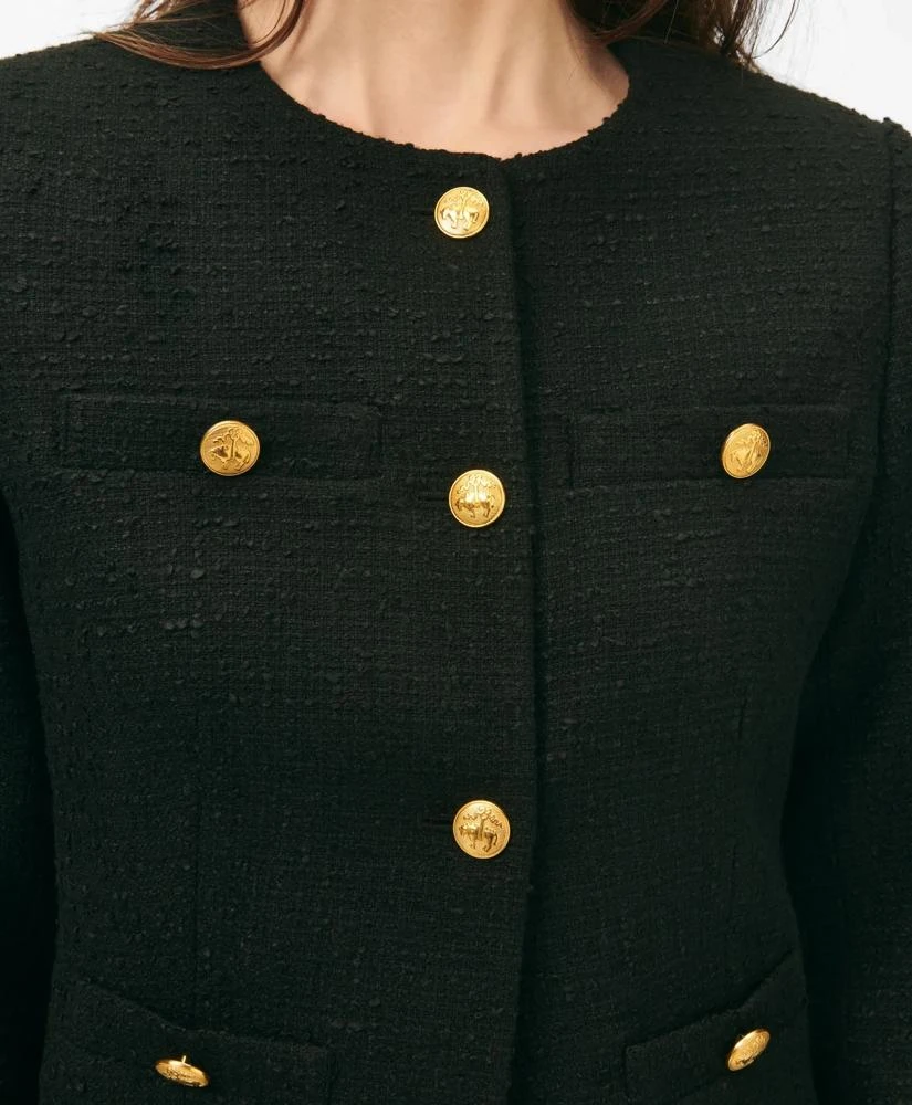 Brooks Brothers Vintage-Inspired Jacket in Boucle 5