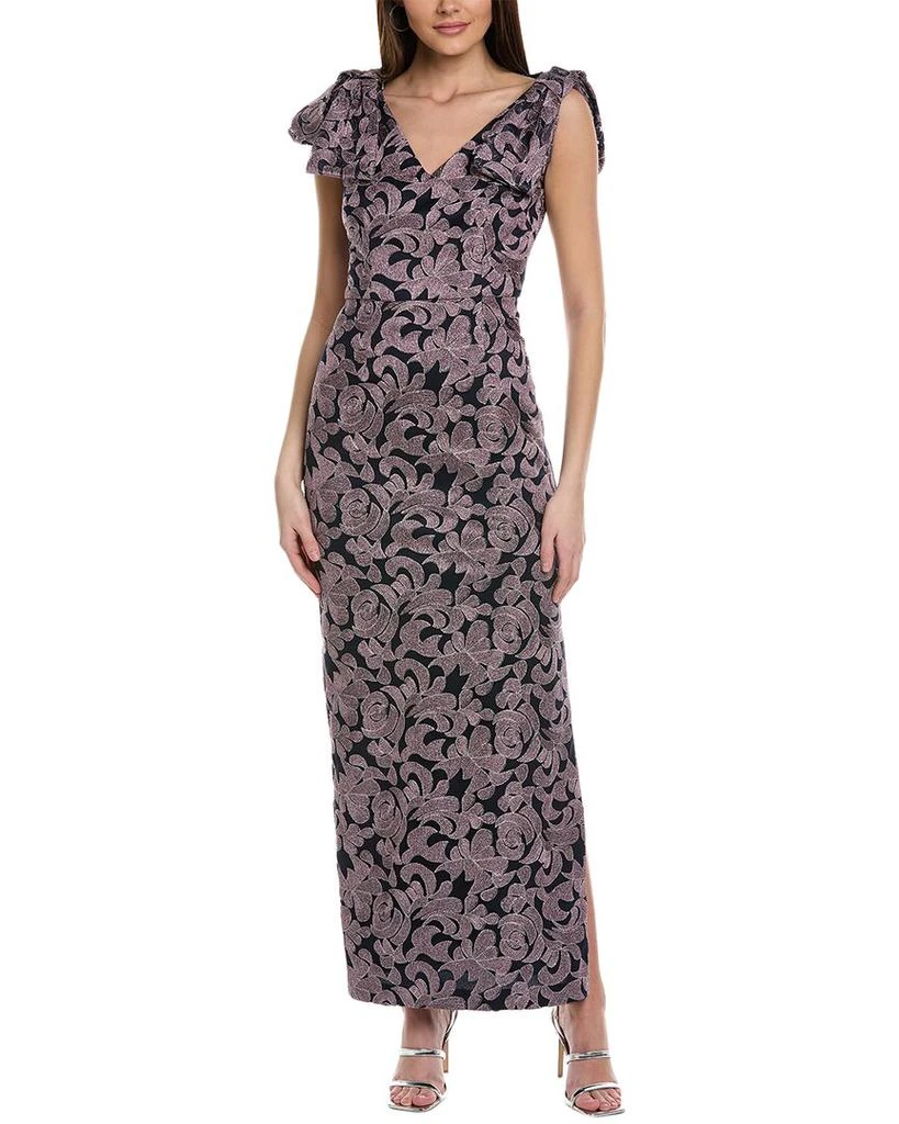 JS Collections Gwendolyn Bow Column Gown 1