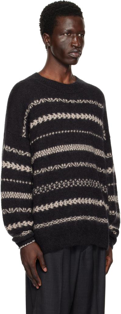 Isabel Marant Black & Beige Amory Sweater