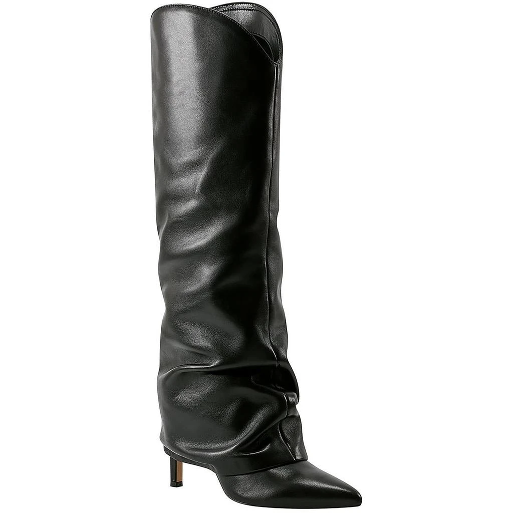 Marc Fisher Nairine Womens Slouchy Leather Knee-High Boots 1