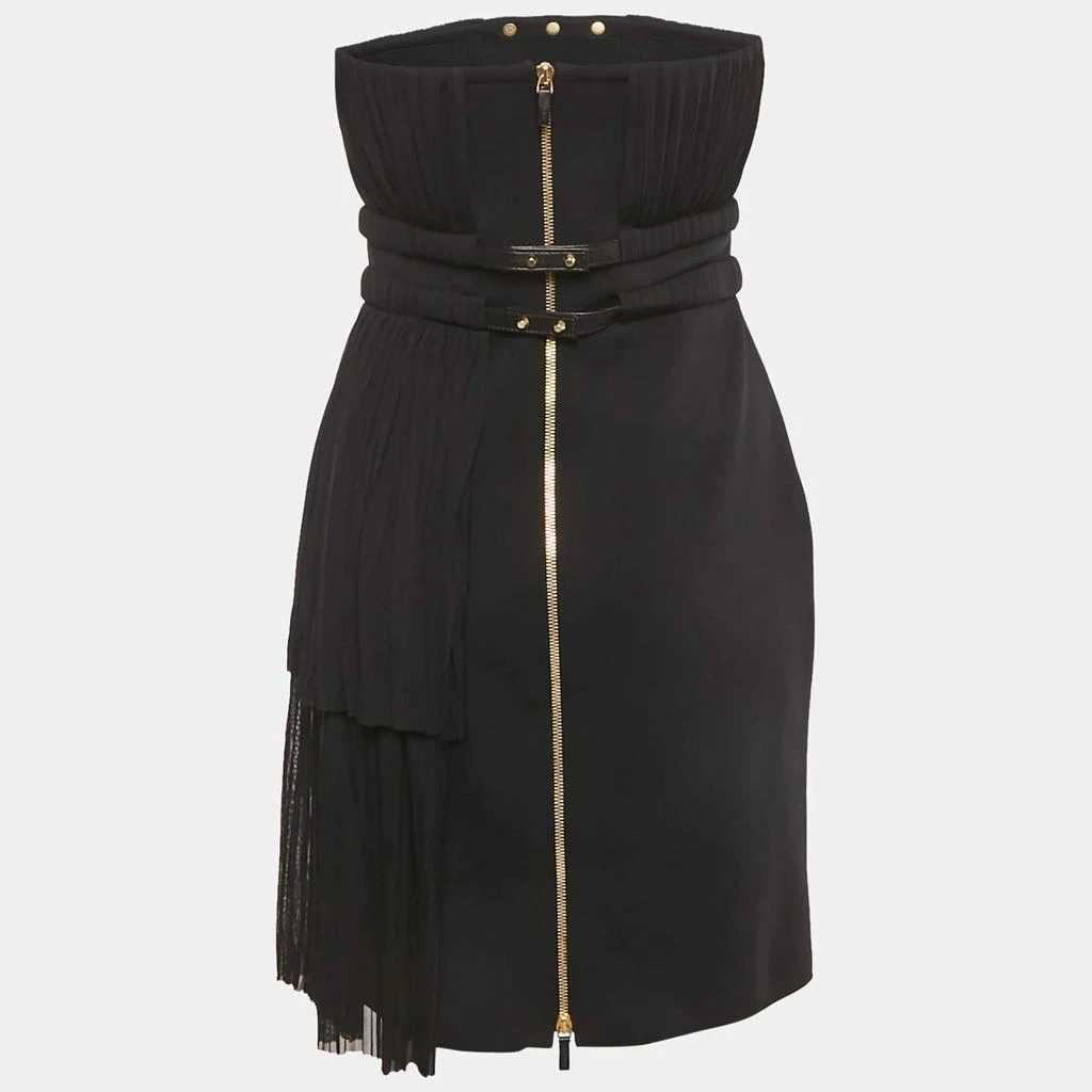Shop Gianni Versace Black Plisse Stud Detail Strapless Mini Dress M on Sale  at BeyondStyle  Get 37% Off Gianni Versace Black Plisse Stud Detail  Strapless Mini Dress M with Limited-Time Flash