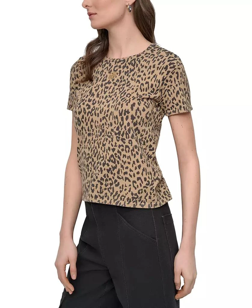 DKNY Petite Animal Print Short-Sleeve T-Shirt 5