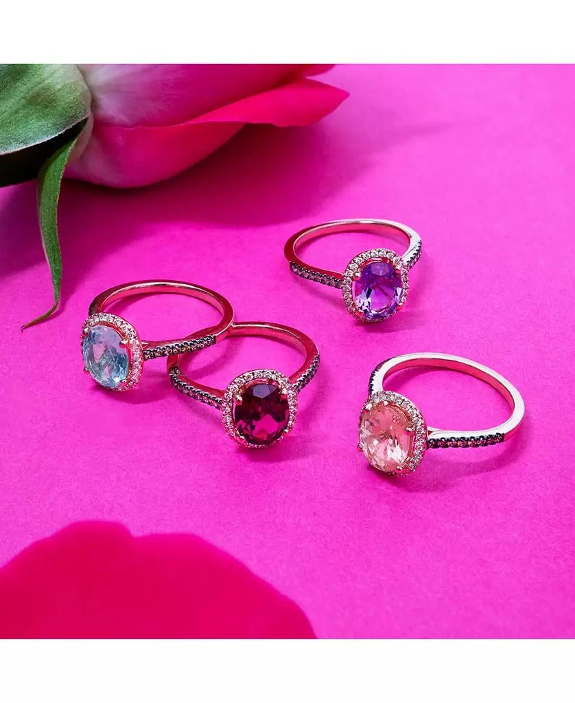 Le Vian Amethyst (1-3/8 ct. t.w.) & Diamond (1/4 ct. t.w) Ring in 14k Rose Gold (Also in Citrine, Deep Sea Blue Topaz, Green Quartz, Peridot, Opal & Sky Blue Topaz) 7