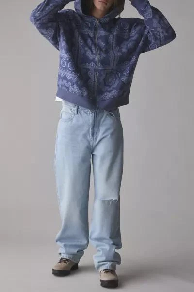 BDG BDG Bandana Pattern Zip-Up Hoodie Sweatshirt 3