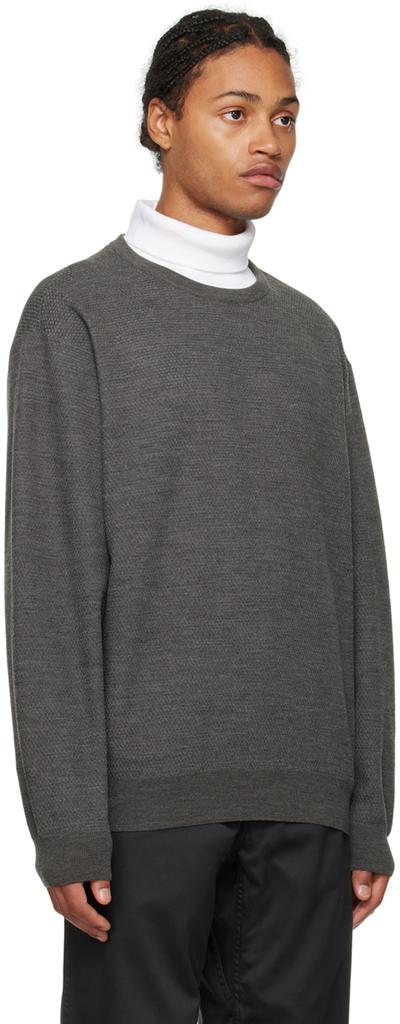 Nanamica Gray Crewneck Sweater