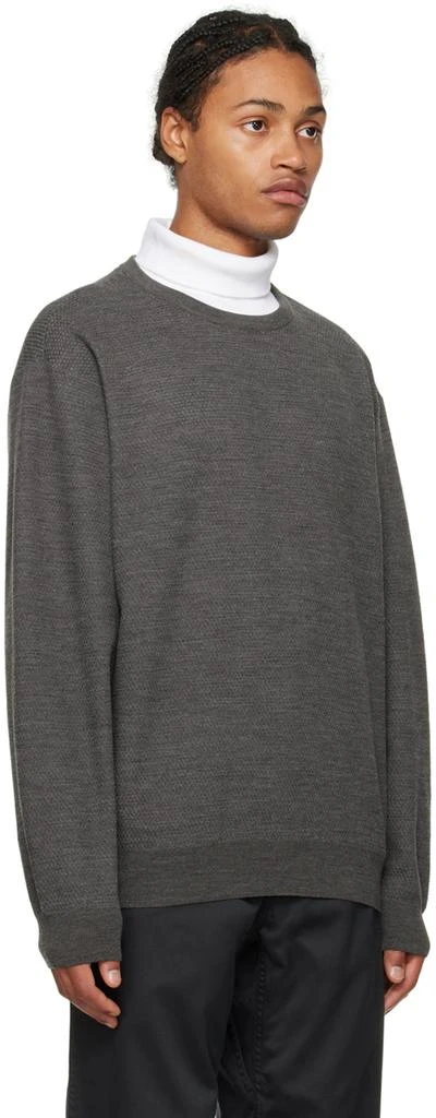 Nanamica Gray Crewneck Sweater 2