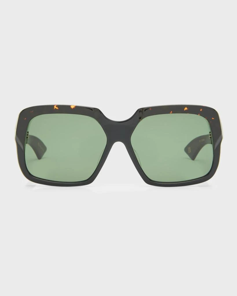 Karen Walker Logo Acetate Square Sunglasses 3