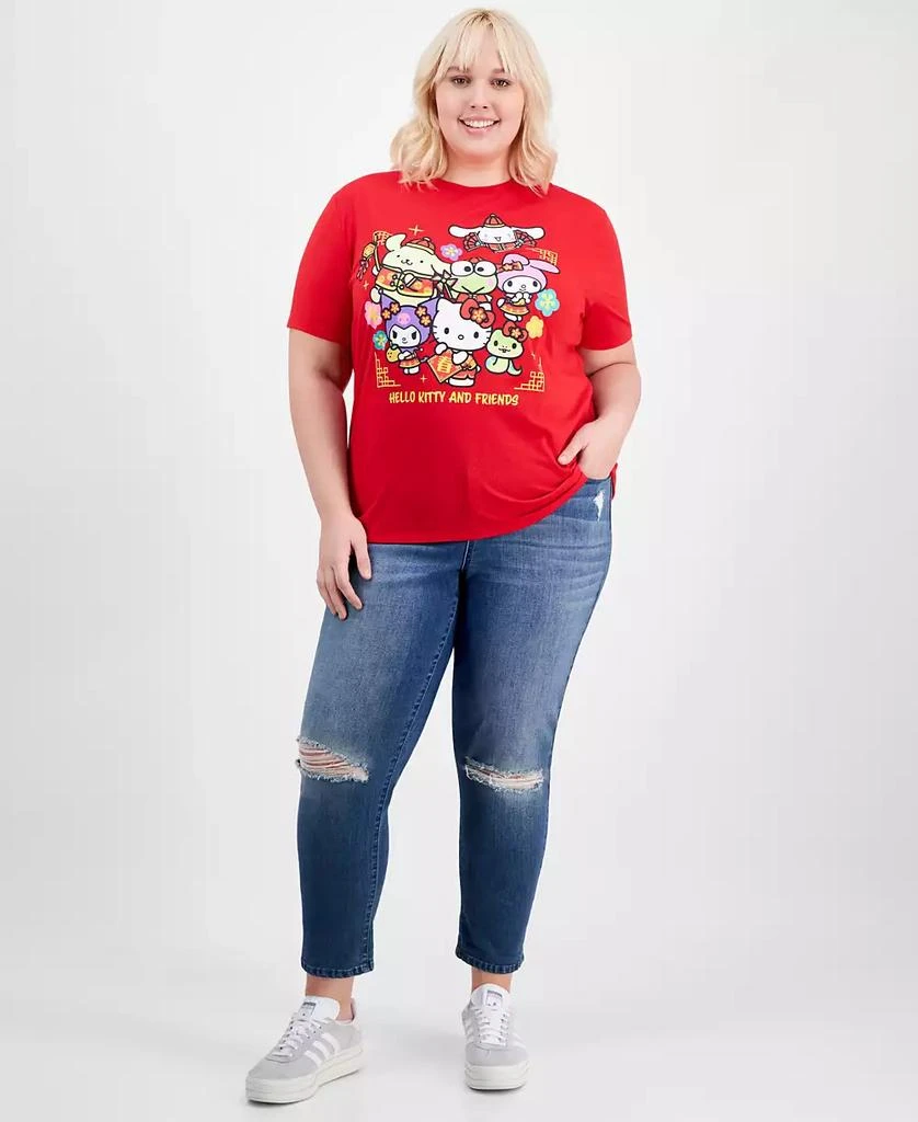 Love Tribe Trendy Plus Size Hello Kitty Lunar New Year T-Shirt 2