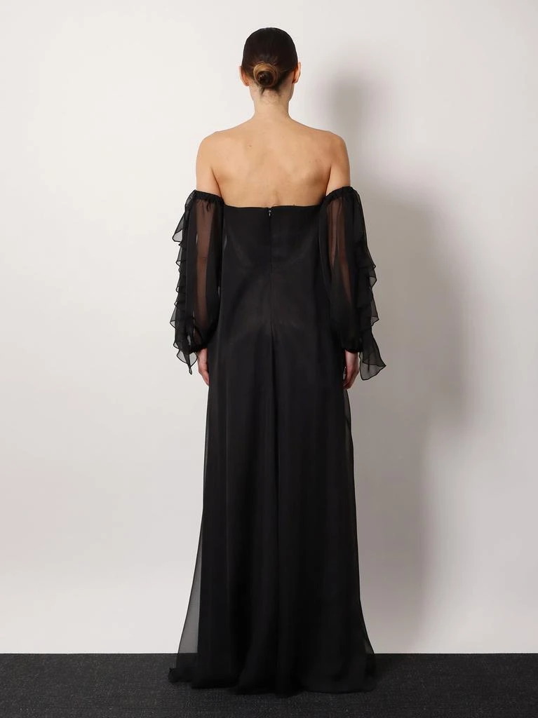ACTUALEE Long dress with bustier and rouches 3