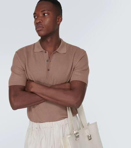 ORLEBAR BROWN Maranon waffle-knit cotton polo shirt 5