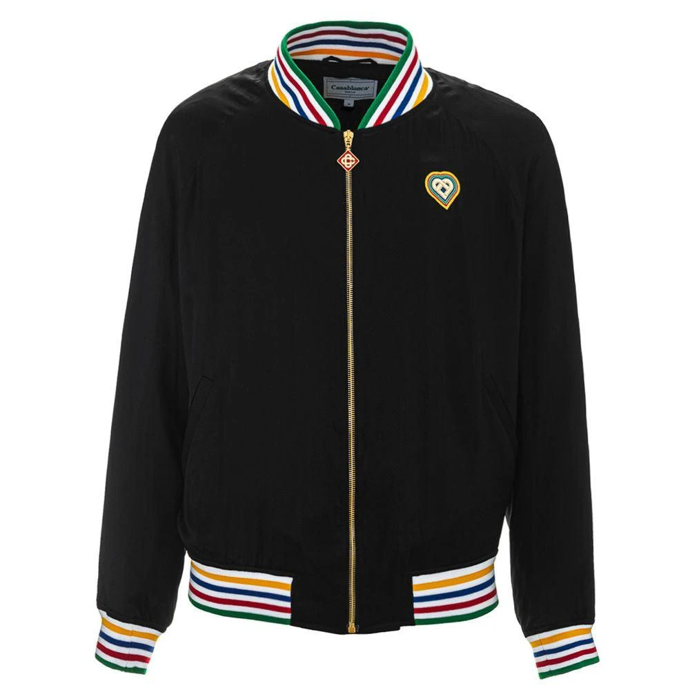 Casablanca Casablanca Black Silk Jacket 1