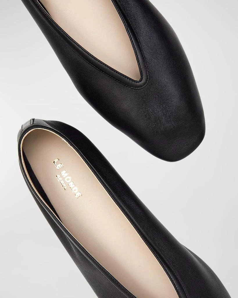 Le Monde beryl Luna Leather Ballerina Flats 2
