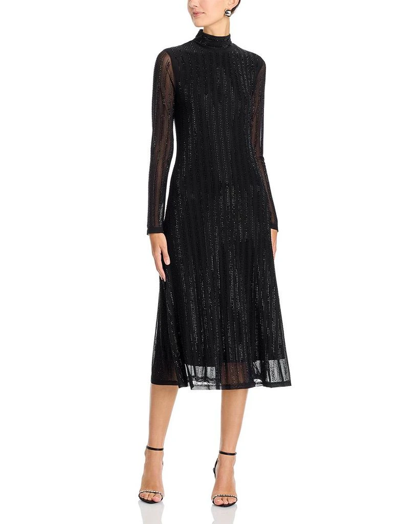 tahari cocktail dresses Tahari Red Sequin Short Sleeve Cocktail Dress main image 1