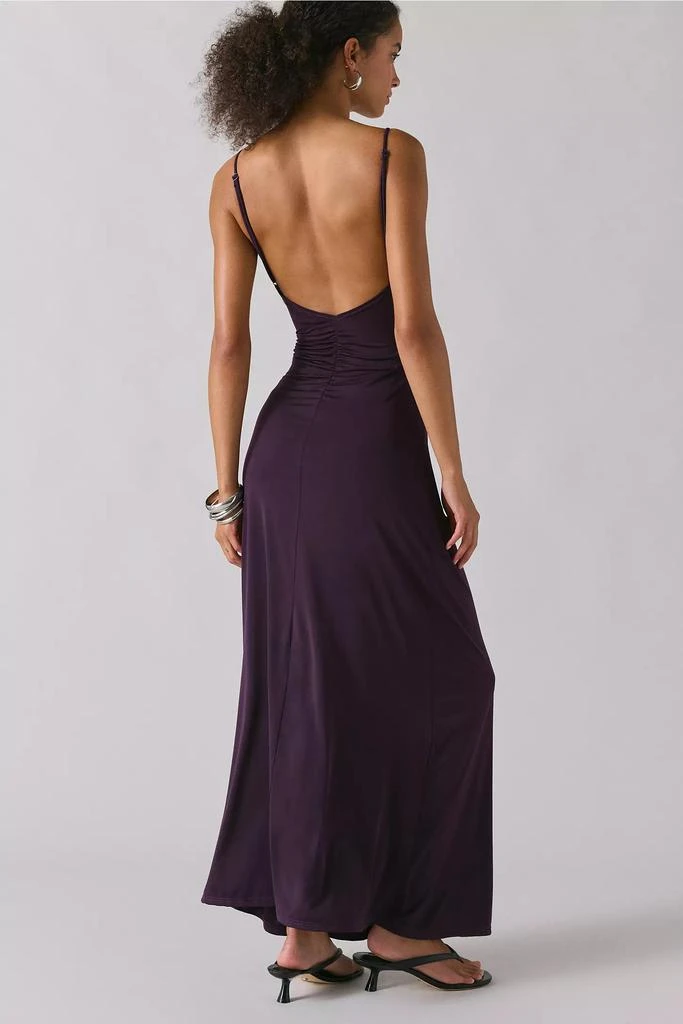 Urban Outfitters UO Do Not Disturb Ruched Drape Bodycon Maxi Dress 4
